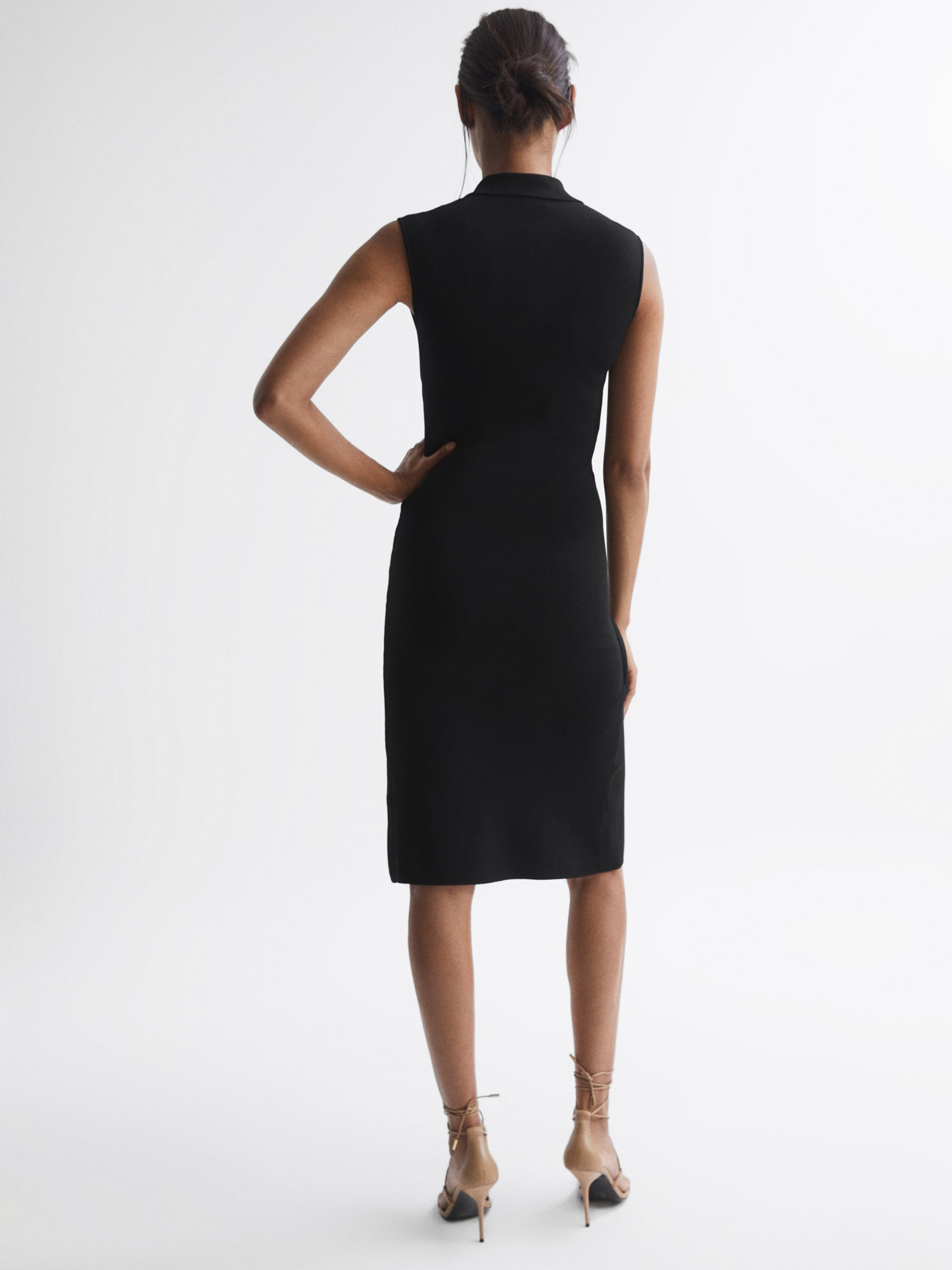 Reiss Milena Blazer Dress, Black at John Lewis & Partners