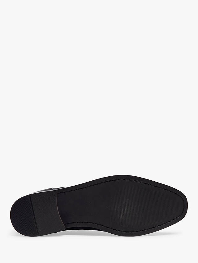 Pod Regus Leather Brogue Detail Shoes, Black