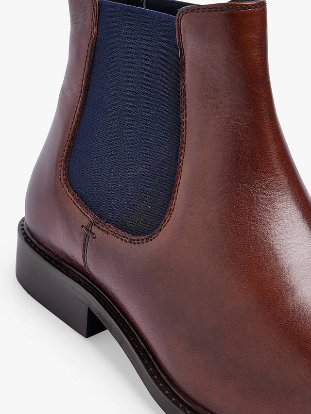 Pod Birch Leather Chelsea Boots, Chestnut