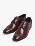 Pod Regus Leather Brogue Detail Shoes, Brown