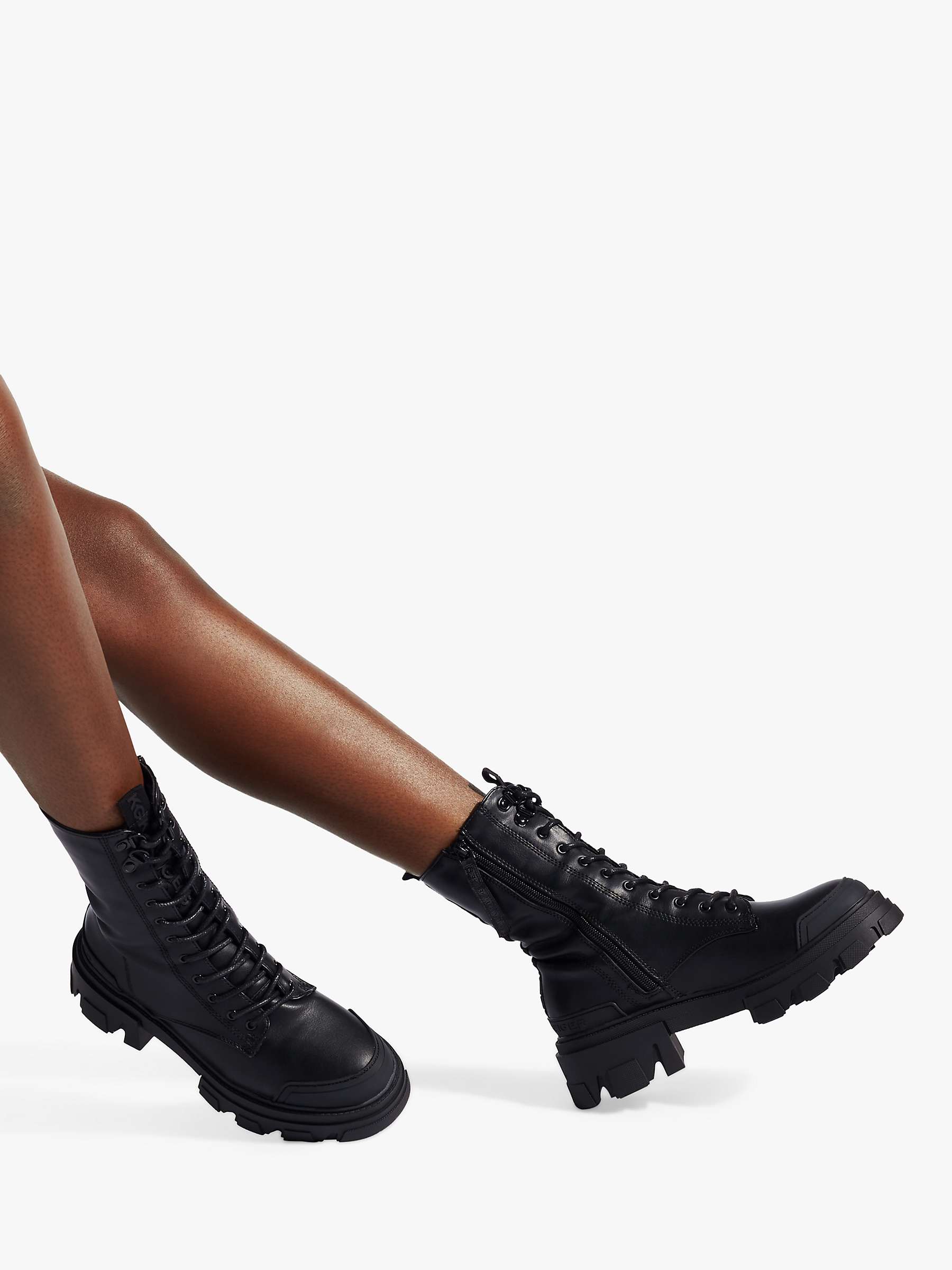 Buy KG Kurt Geiger Trekker Lace Up Ankle Boots Online at johnlewis.com