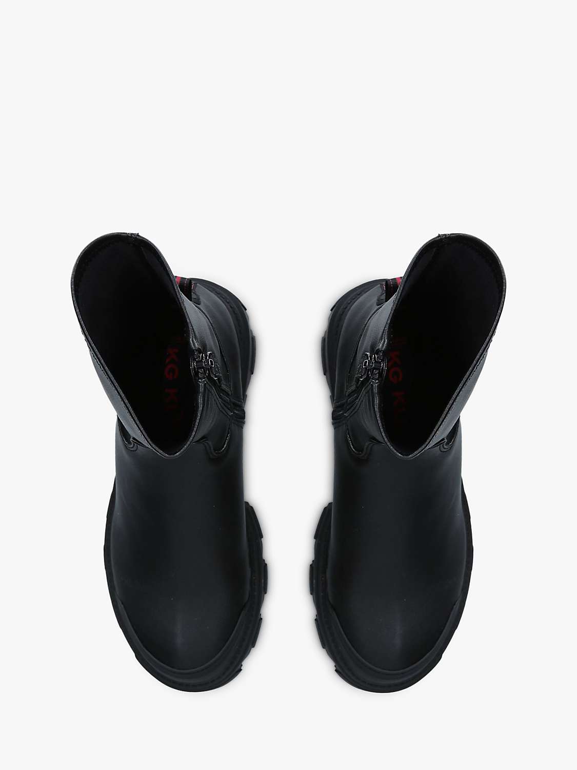 Buy KG Kurt Geiger Trekker Sock Ankle Boots Online at johnlewis.com