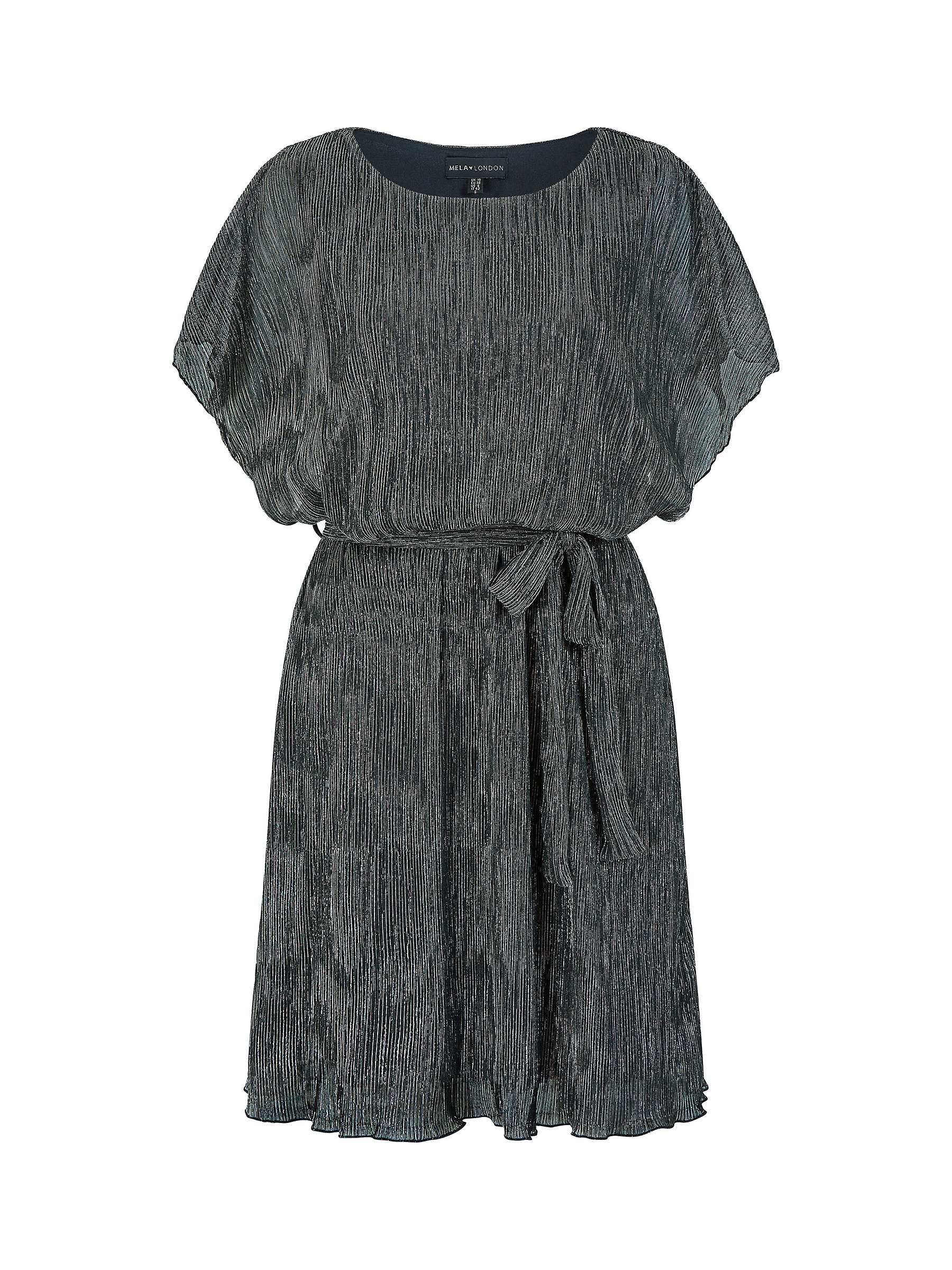 Buy Mela London Sparkle Dress, Black Online at johnlewis.com