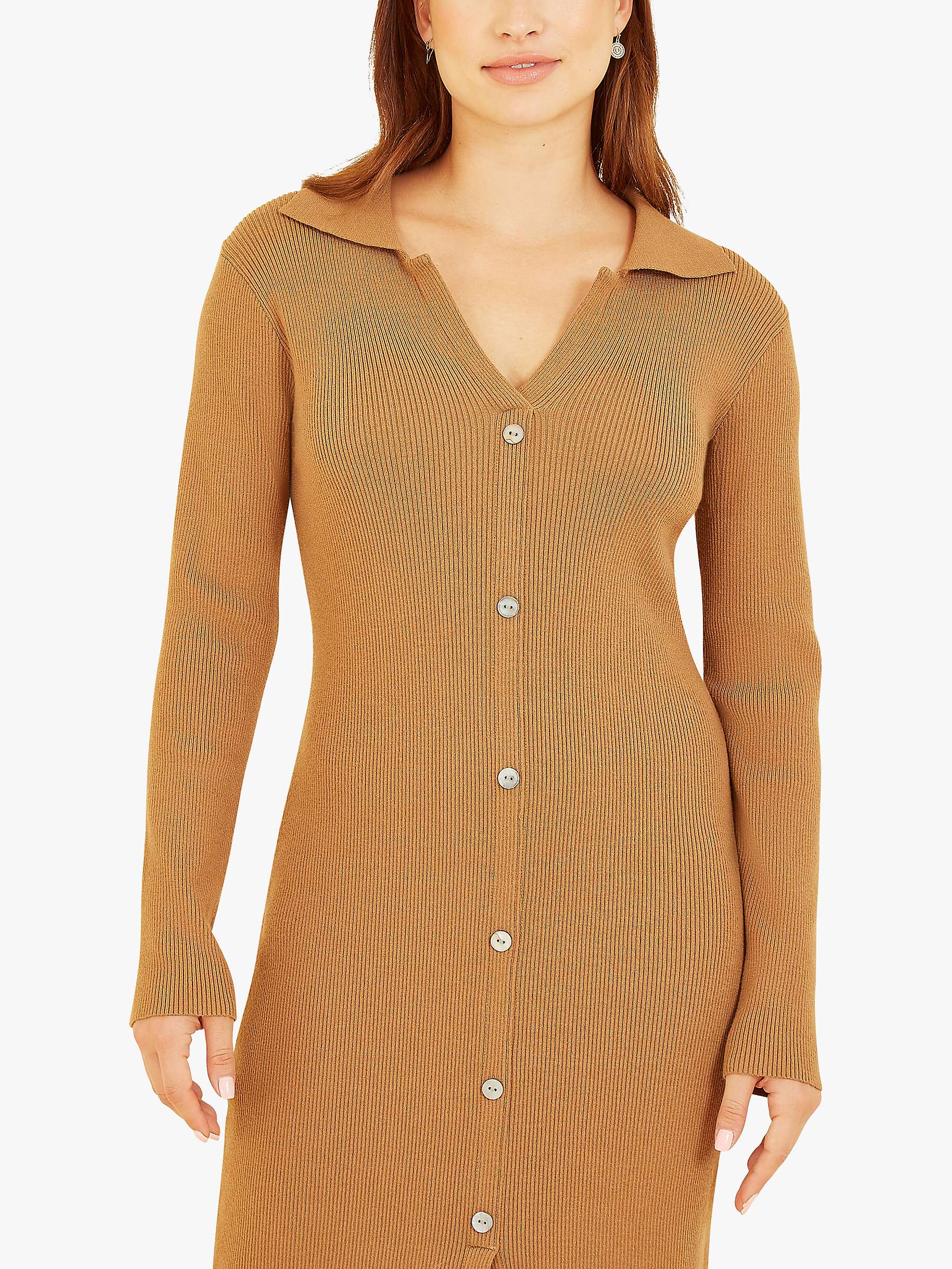 Buy Mela London Knitted Shirt Knee Length Dress Online at johnlewis.com