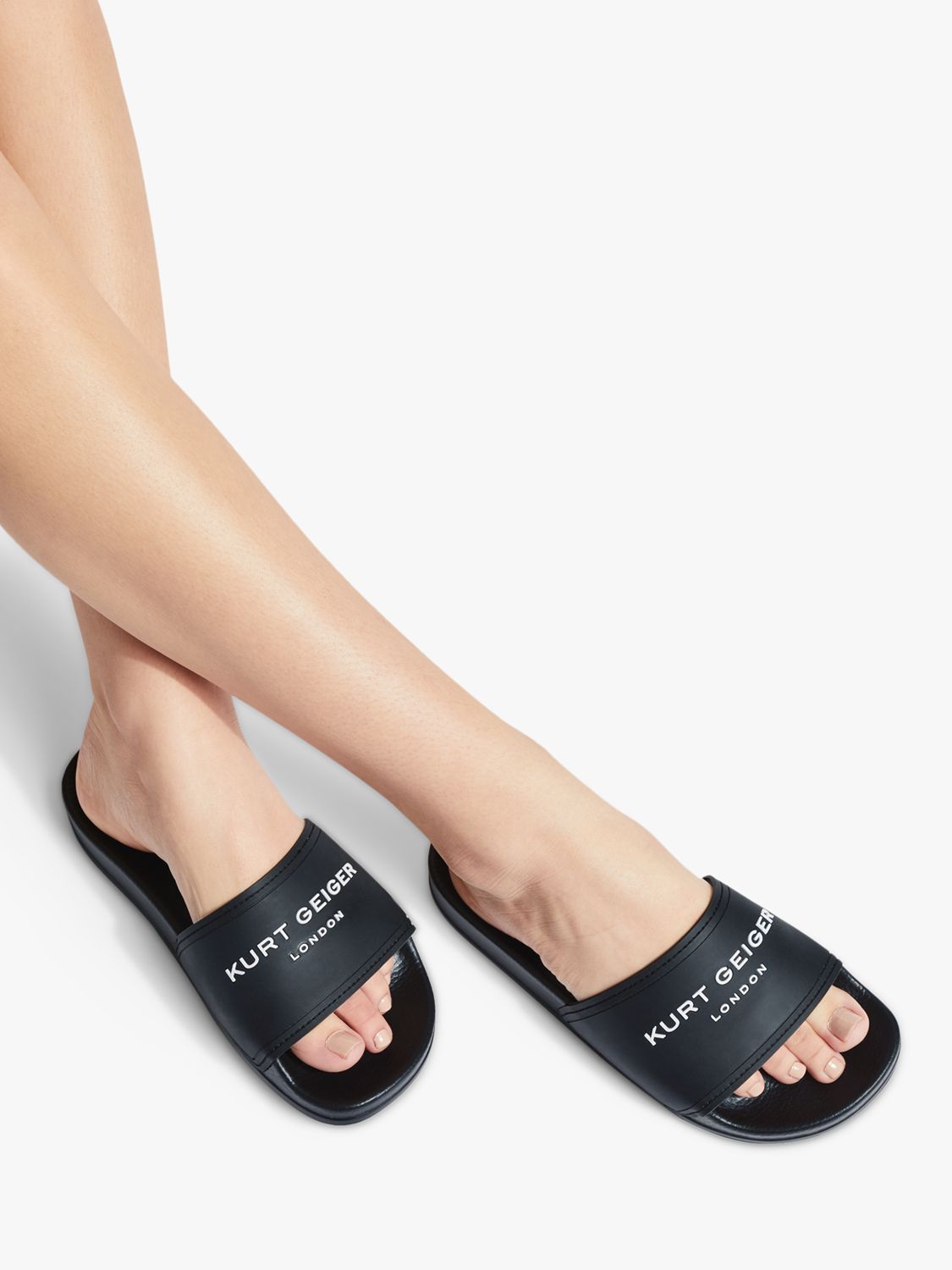 Kurt Geiger London Pool Sliders at John Lewis & Partners