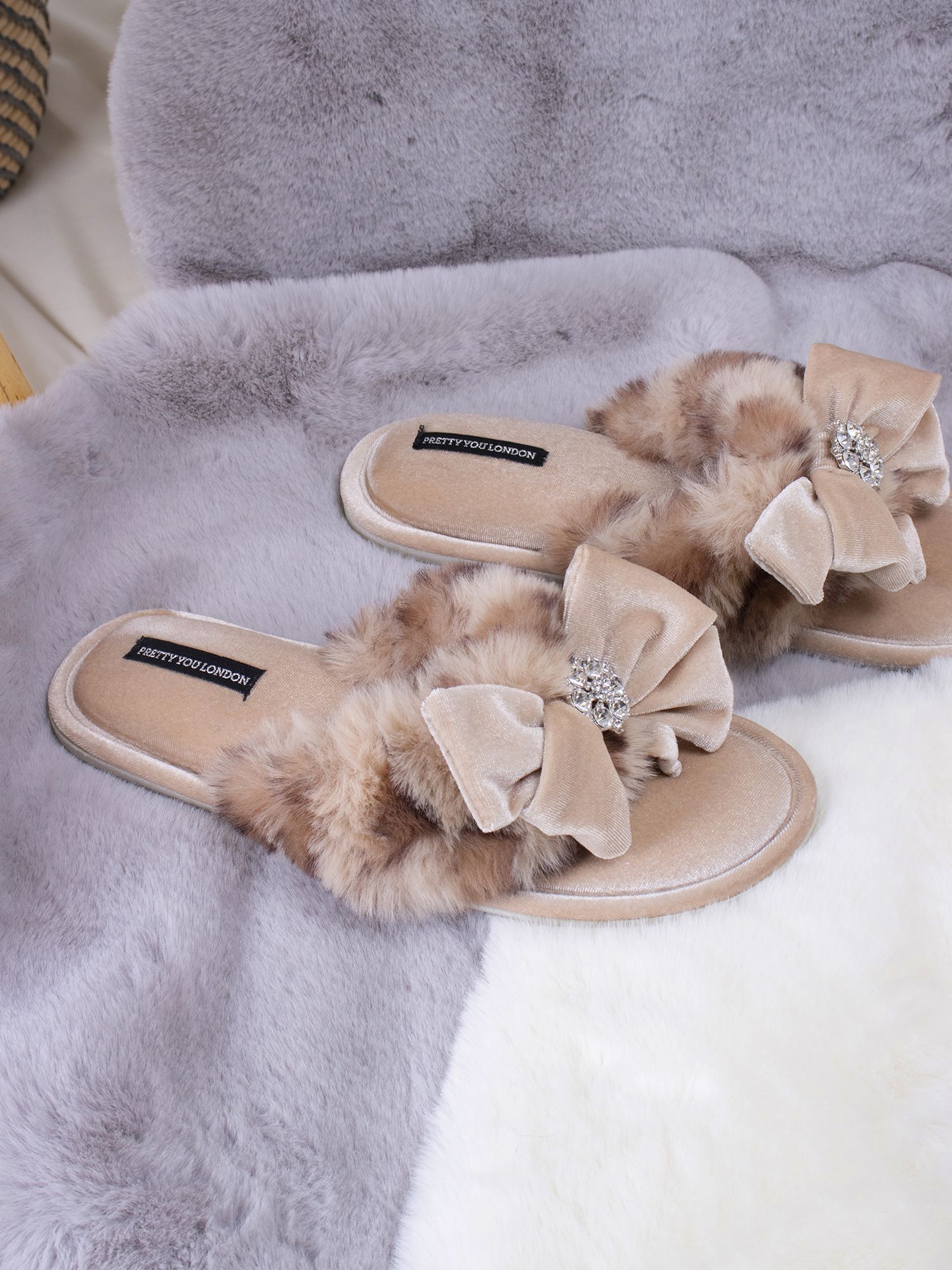 Buy Pretty You London Amelie Slippers Online at johnlewis.com