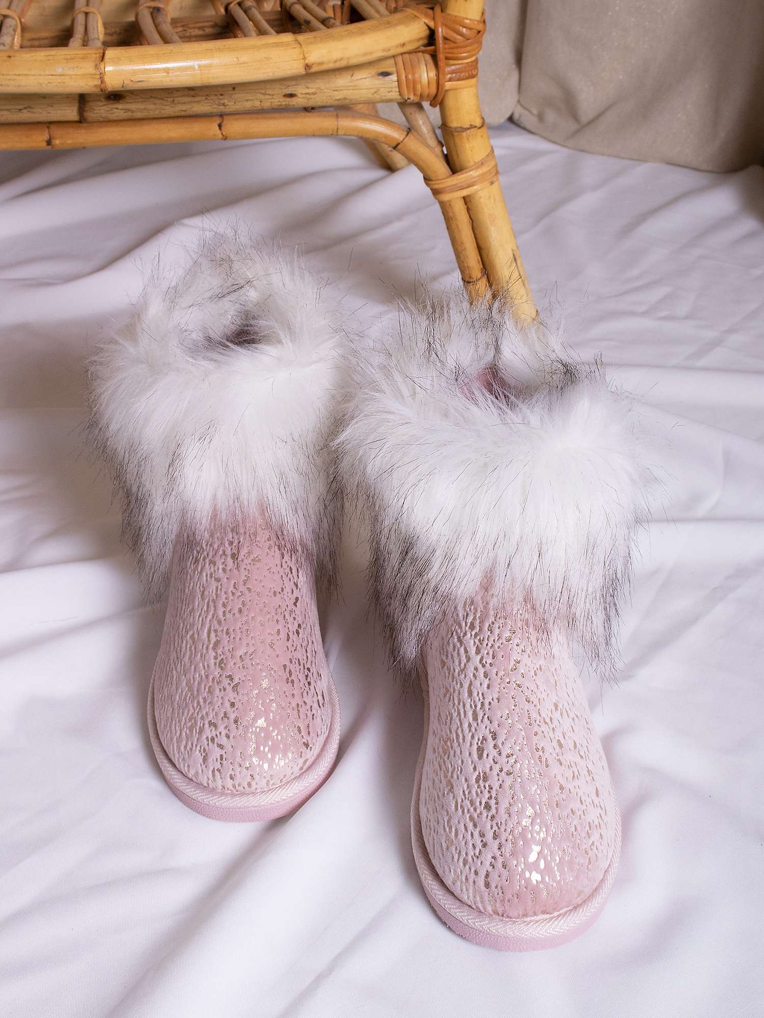 Buy Pretty You London Giselle Ankle Boot Slippers Online at johnlewis.com
