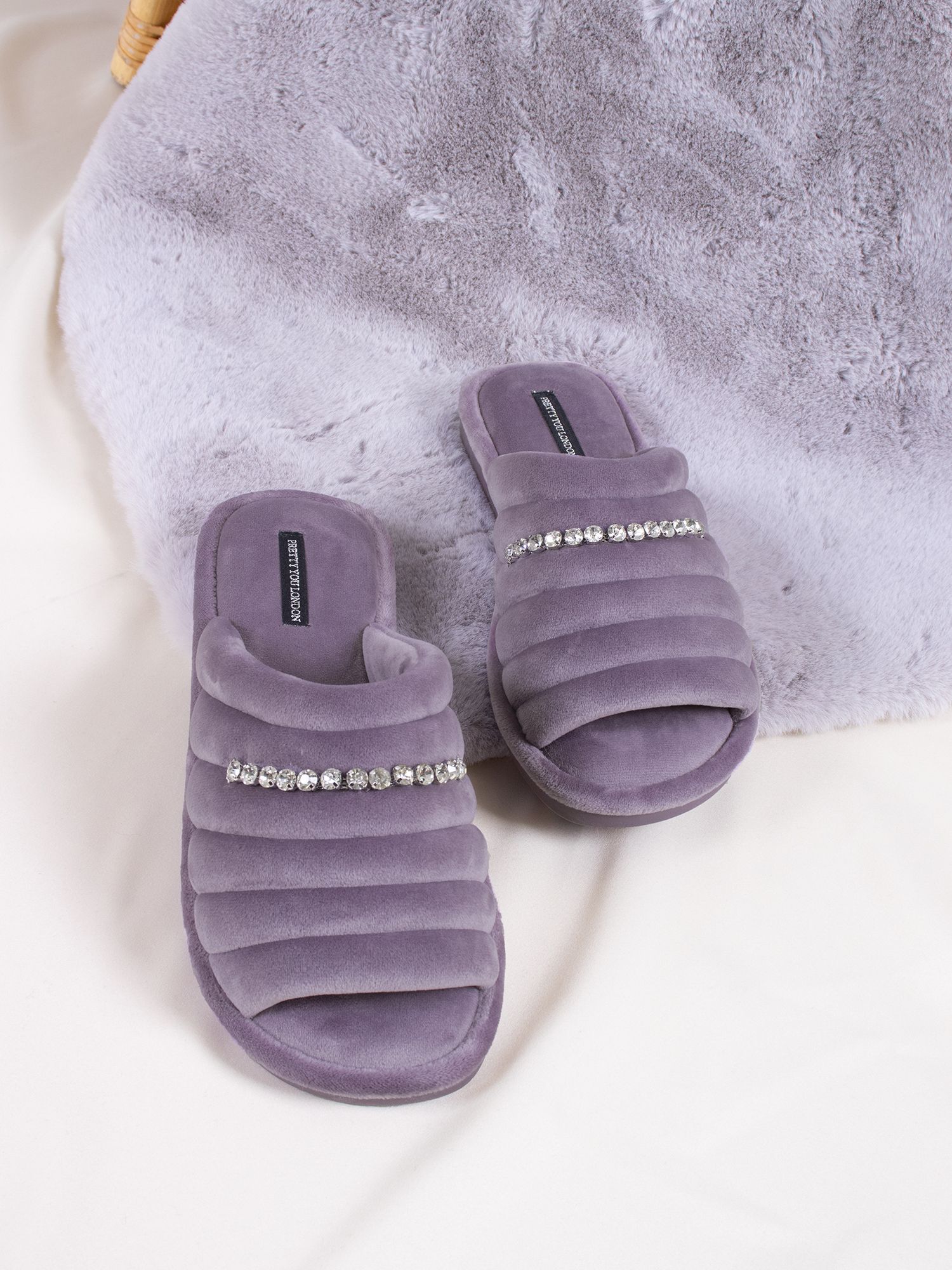Buy Pretty You London Frankie Slippers Online at johnlewis.com
