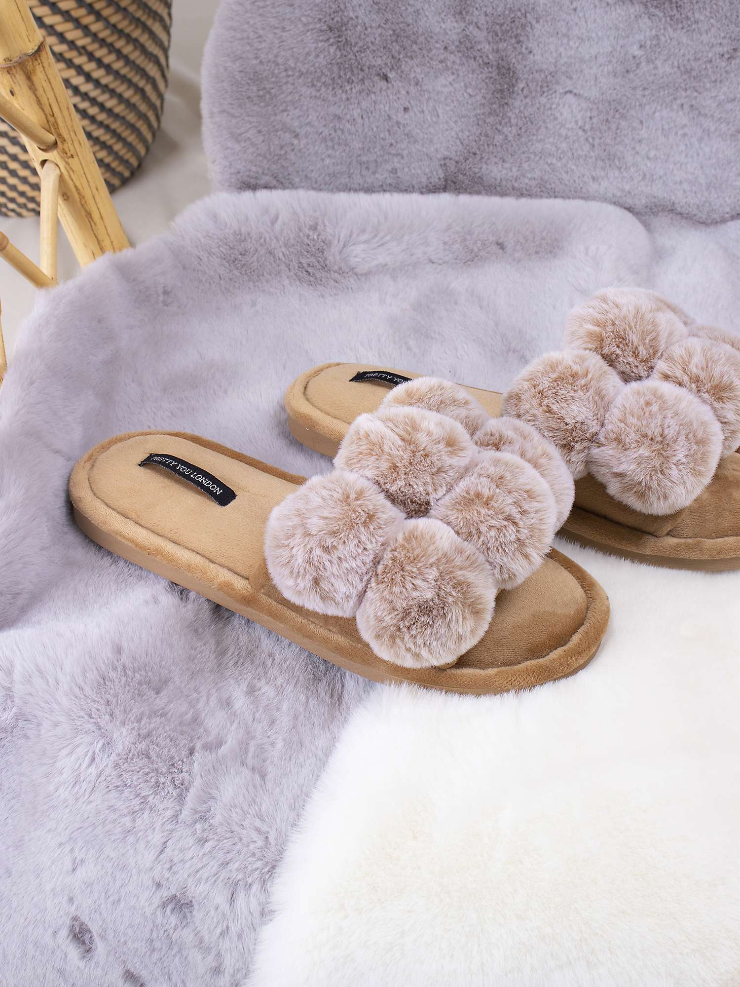 Buy Pretty You London Dolly Slippers Online at johnlewis.com