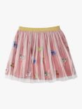Stych Kids' Embroidered Butterfly & Unicorn Skirt, Pink