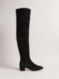 Ted Baker Ayannah Over The Knee Stretch Suede Boots, Black