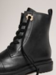 Ted Baker Darcyo Leather Biker Boots, Black, Black