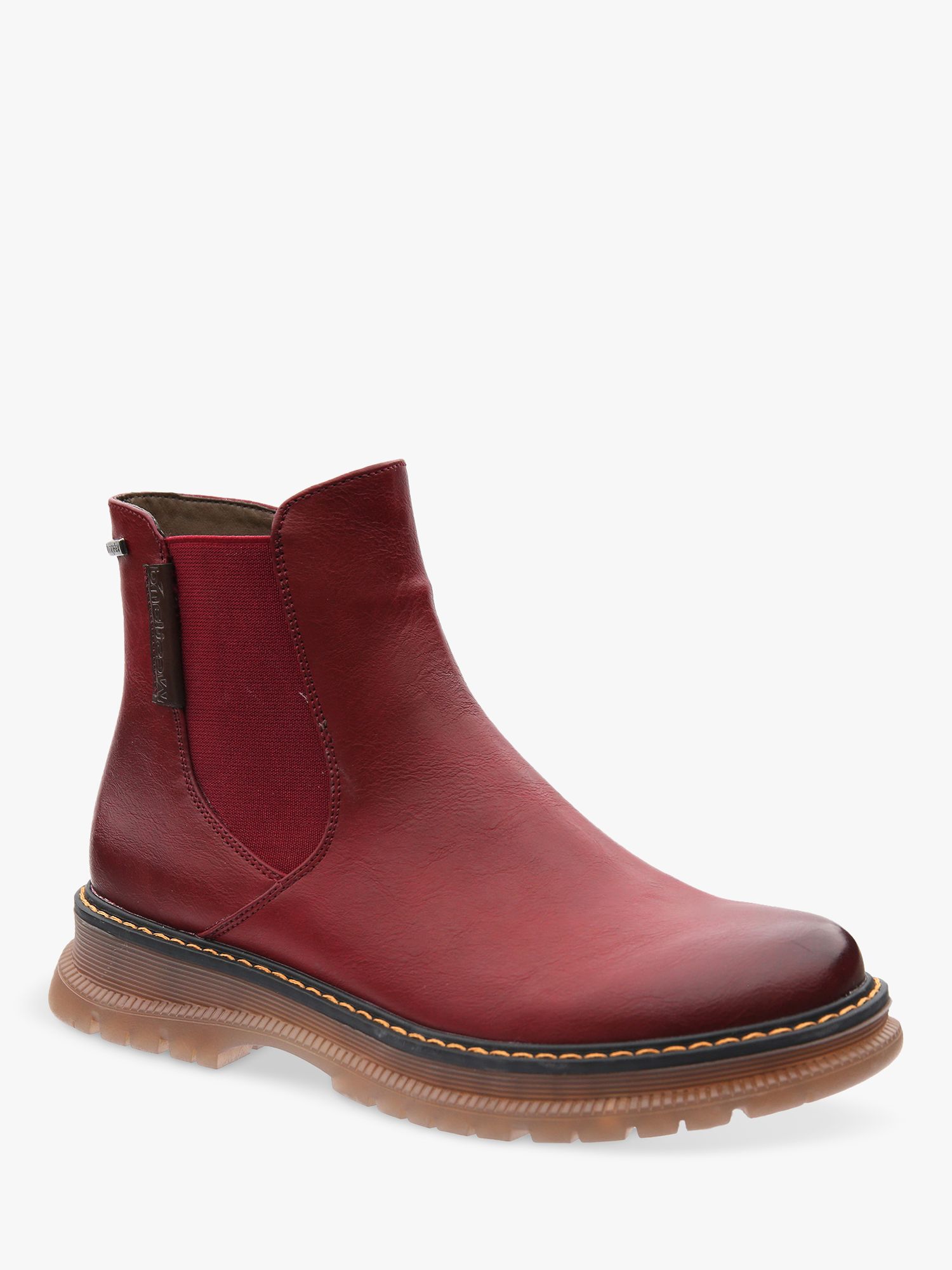 Westland by Josef Seibel Peyton 02 Chelsea Boots, Red, 3