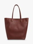 Whistles Amara Leather Tote Bag, Tan