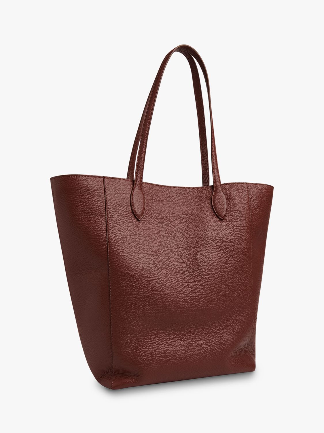 Whistles Amara Leather Tote Bag, Tan, One Size