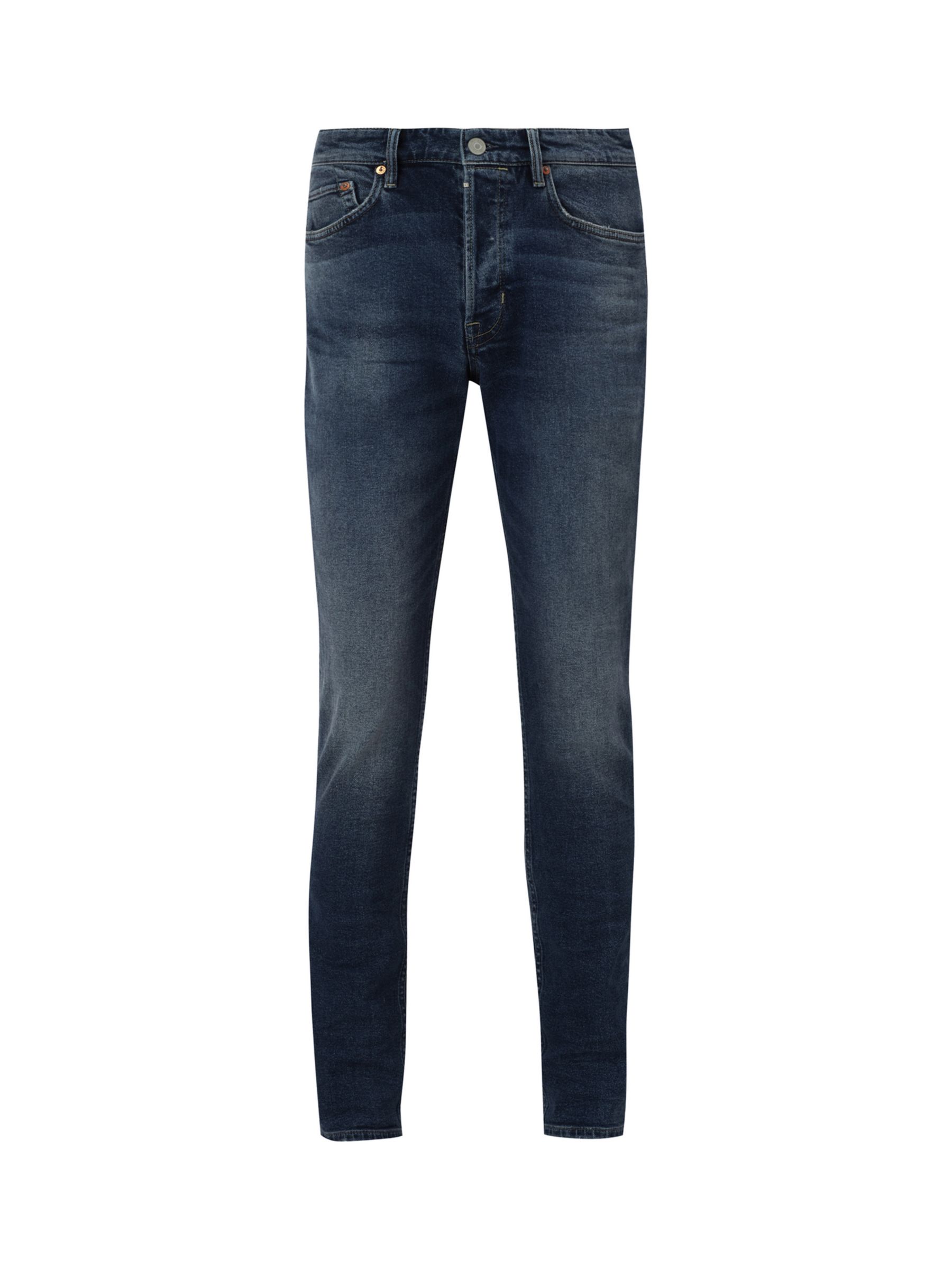 AllSaints Rex Slim Jeans, Blue at John Lewis & Partners