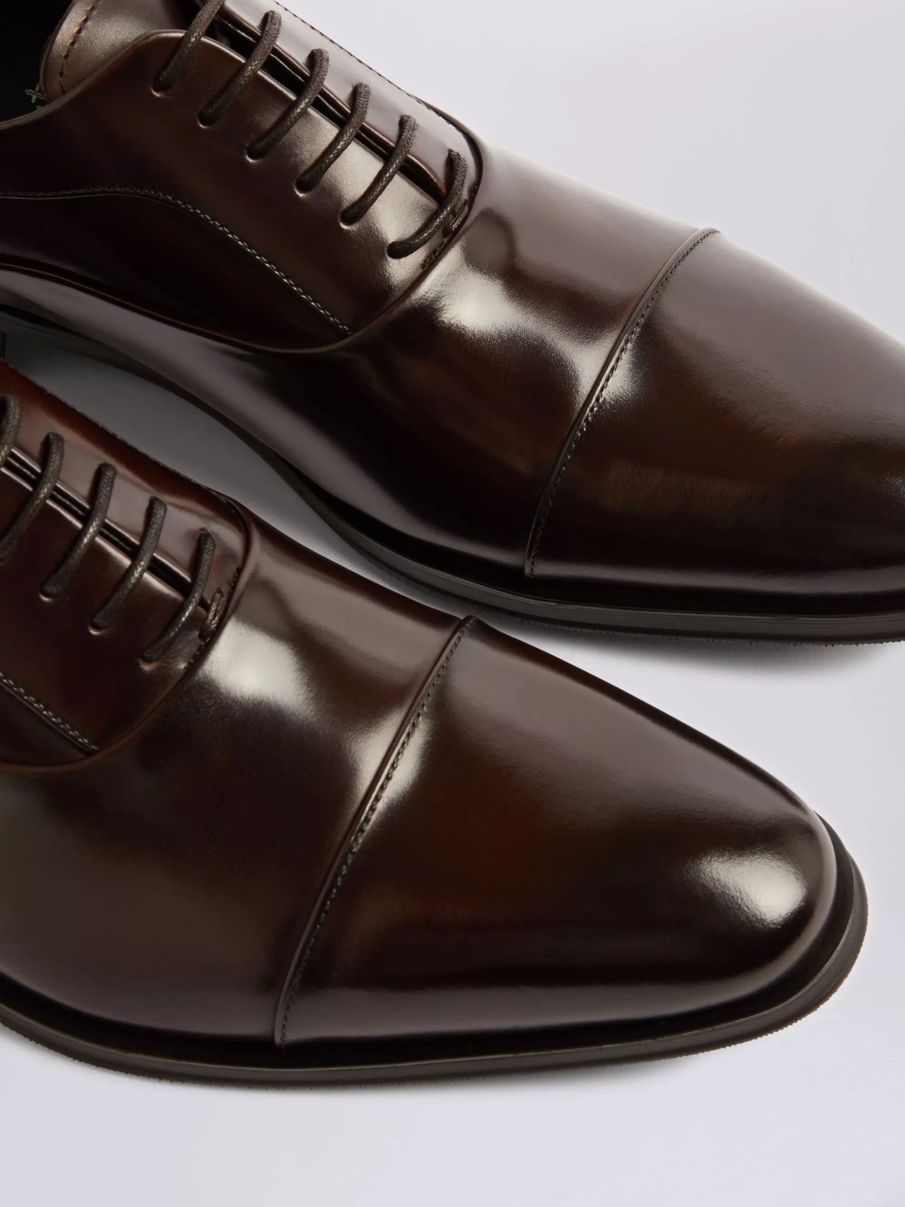 Buy Moss John White Guildhall Brown Oxford Shoe Online at johnlewis.com