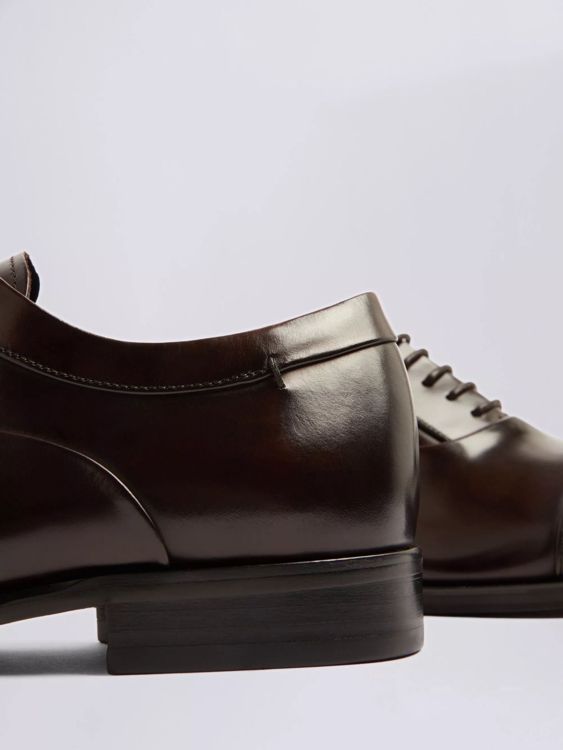 Buy Moss John White Guildhall Brown Oxford Shoe Online at johnlewis.com