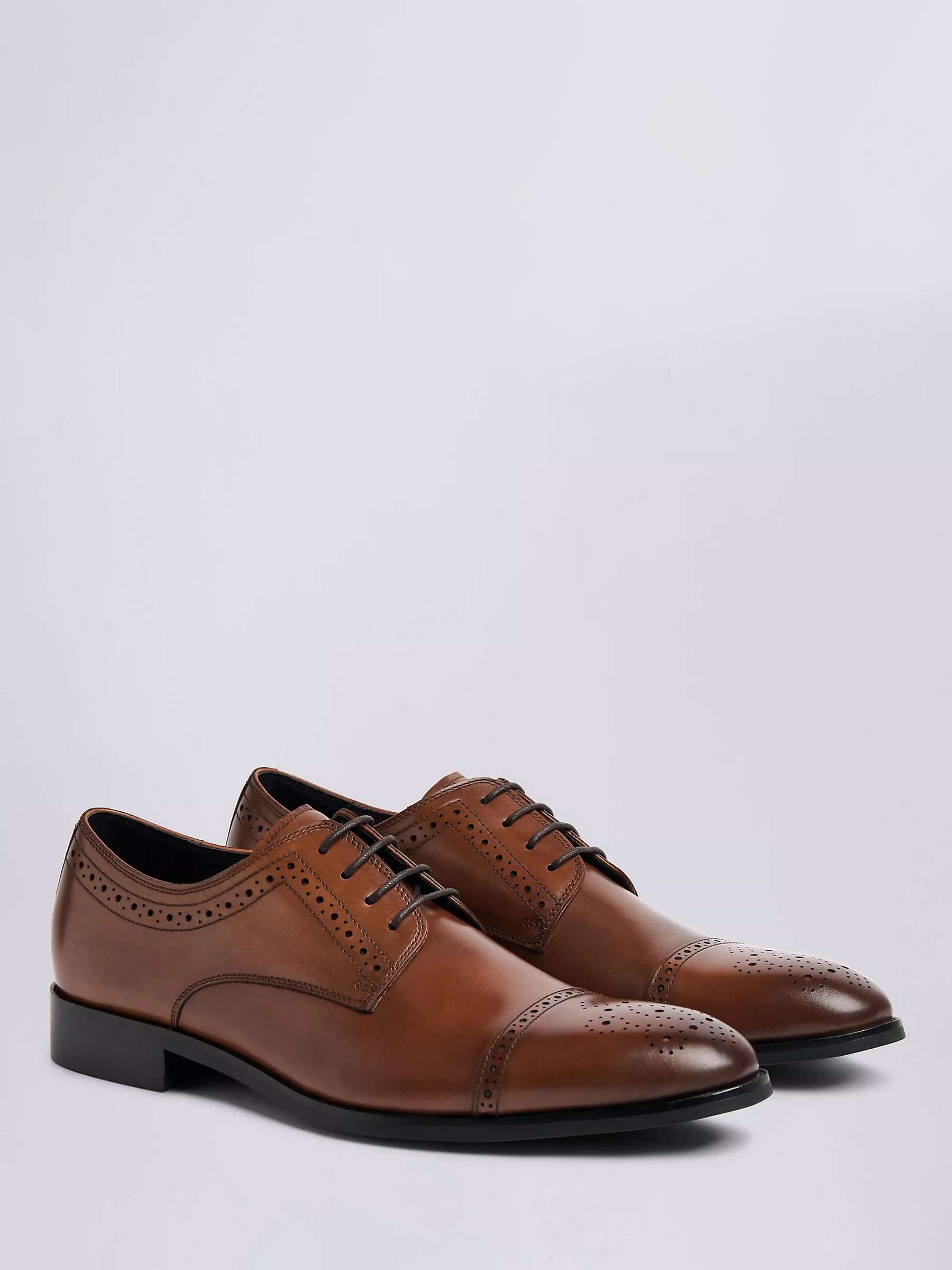 Buy Moss John White Lucan Tan Brogue Shoes Online at johnlewis.com