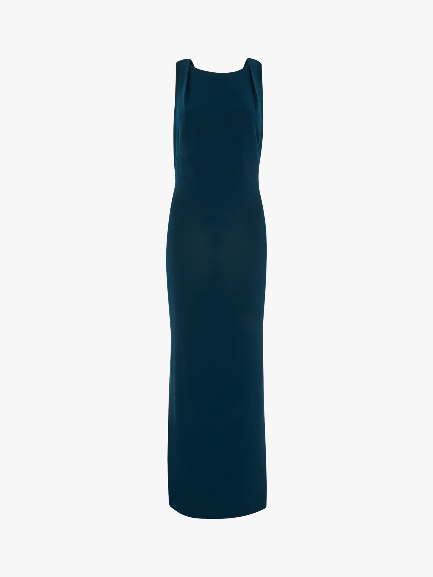 Whistles Tie Back Maxi Dress, Teal at John Lewis & Partners