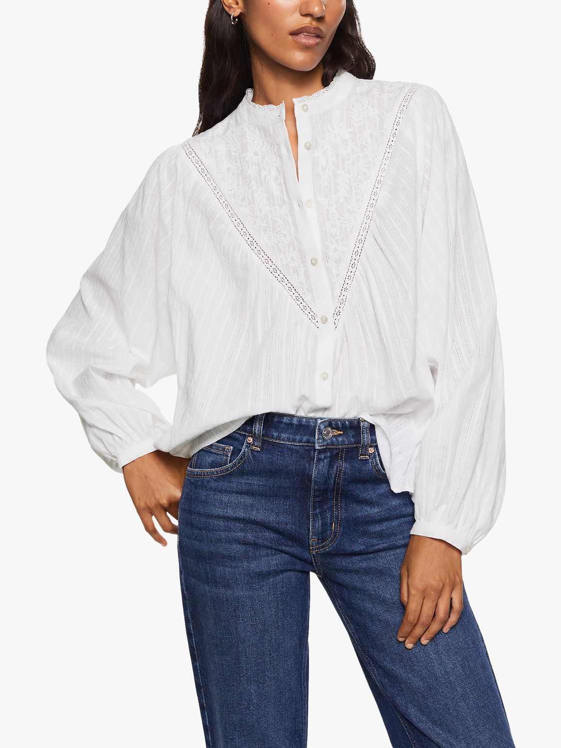 Frame cali lace popover top