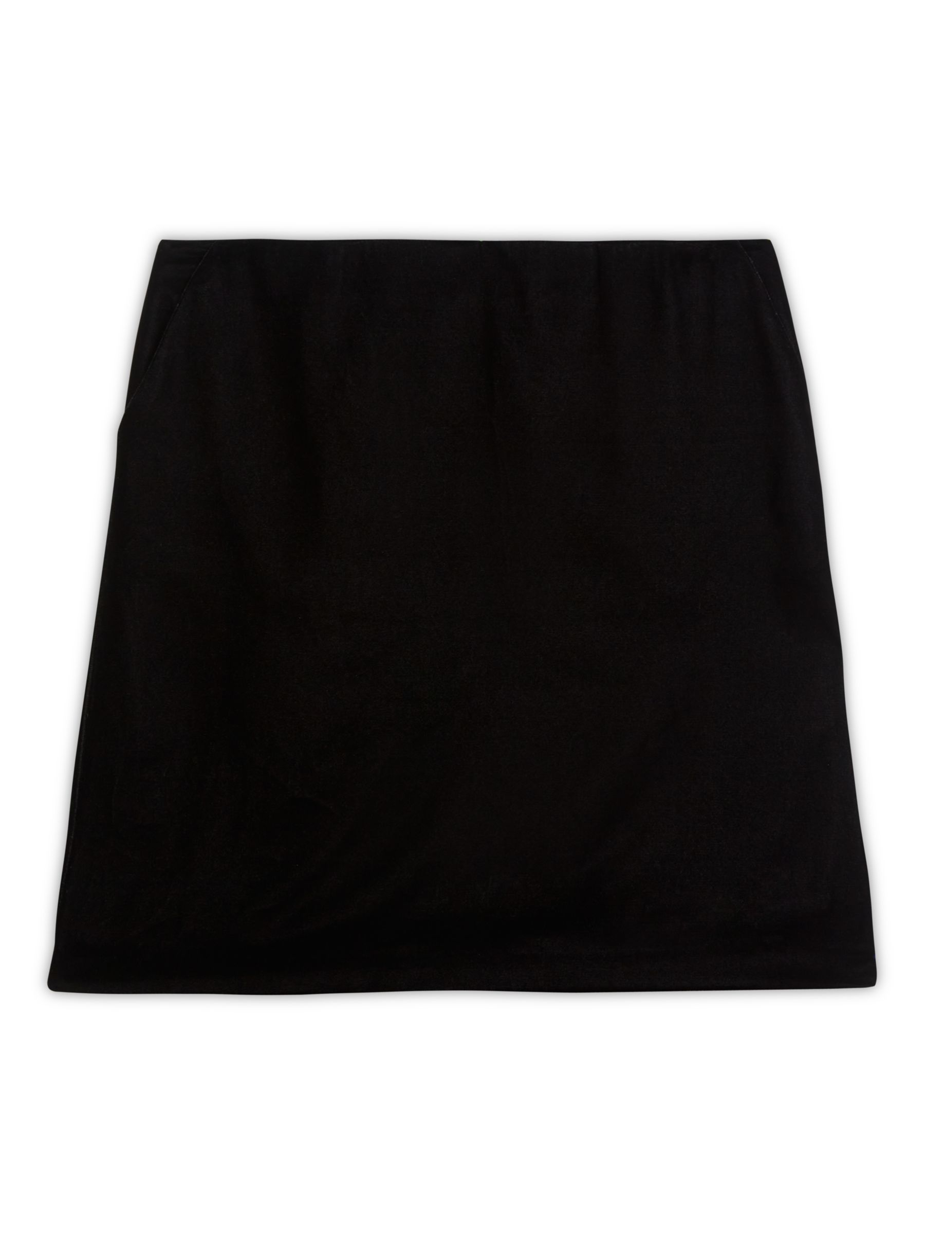 Albaray Velvet Mini Skirt, Black, 8