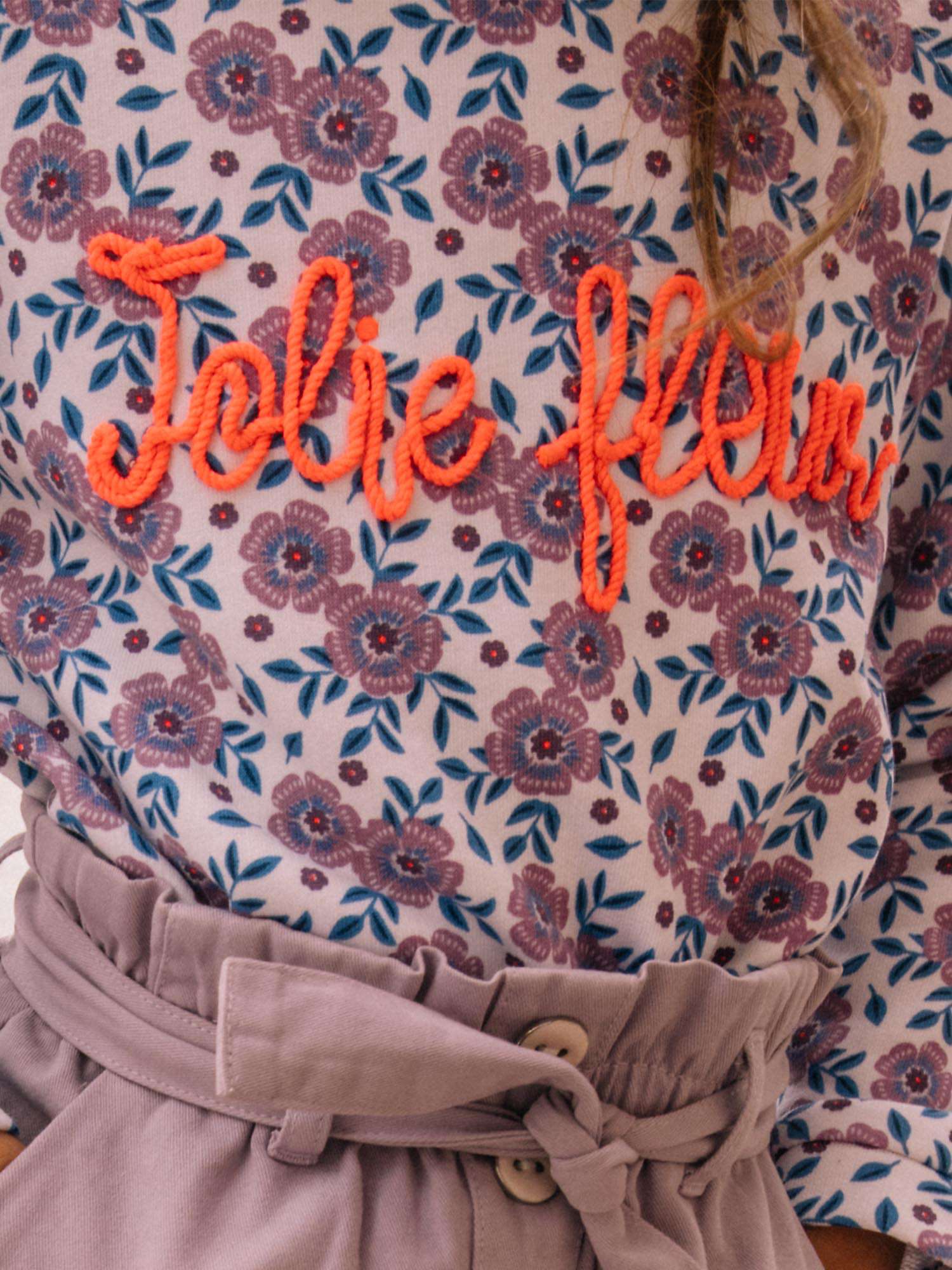Buy Sergent Major Kids' Jolie Fleur Floral Jumper, Off White/Multi Online at johnlewis.com