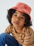 John Lewis Kids' Funny Face Trapper Hat, Green at John Lewis & Partners