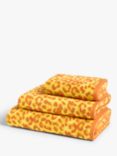 John Lewis + Matthew Williamson Leopard Towels, Mustard
