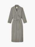 British Boxers Herringbone Brushed Cotton Dressing Gown, Whitby Jet