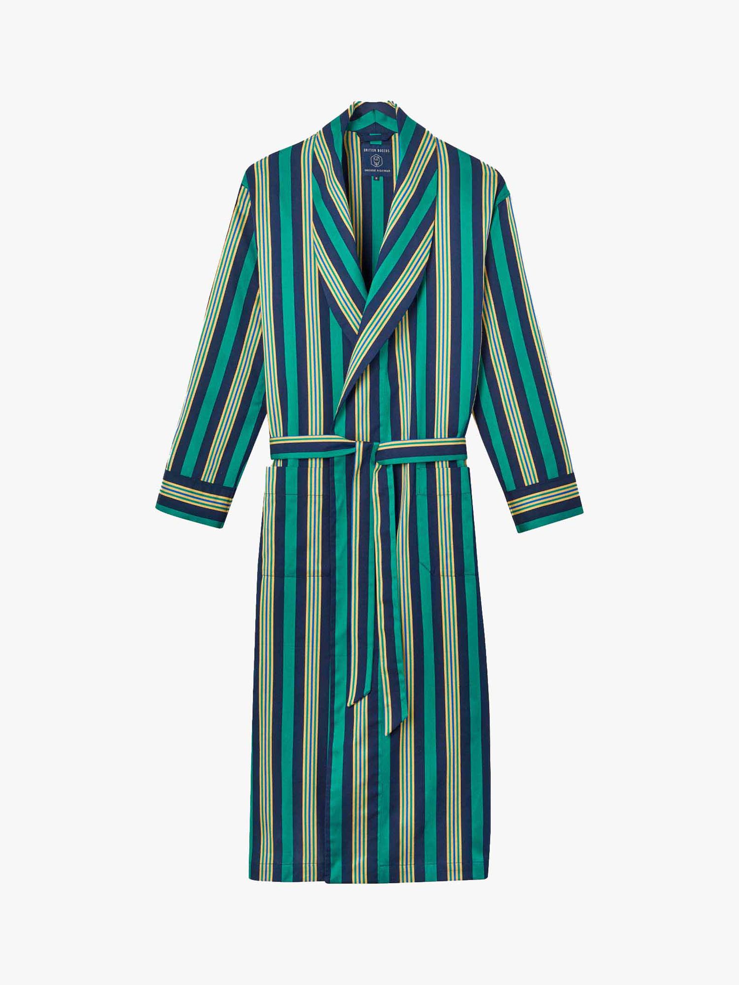 Buy British Boxers Regimental Satin Stripe Dressing Gown Online at johnlewis.com