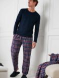 British Boxers Tartan Brushed Cotton Pyjama Trousers