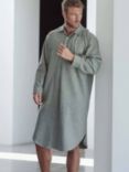 British Boxers Herringbone Brushed Cotton Nightshirt