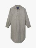 British Boxers Herringbone Brushed Cotton Nightshirt