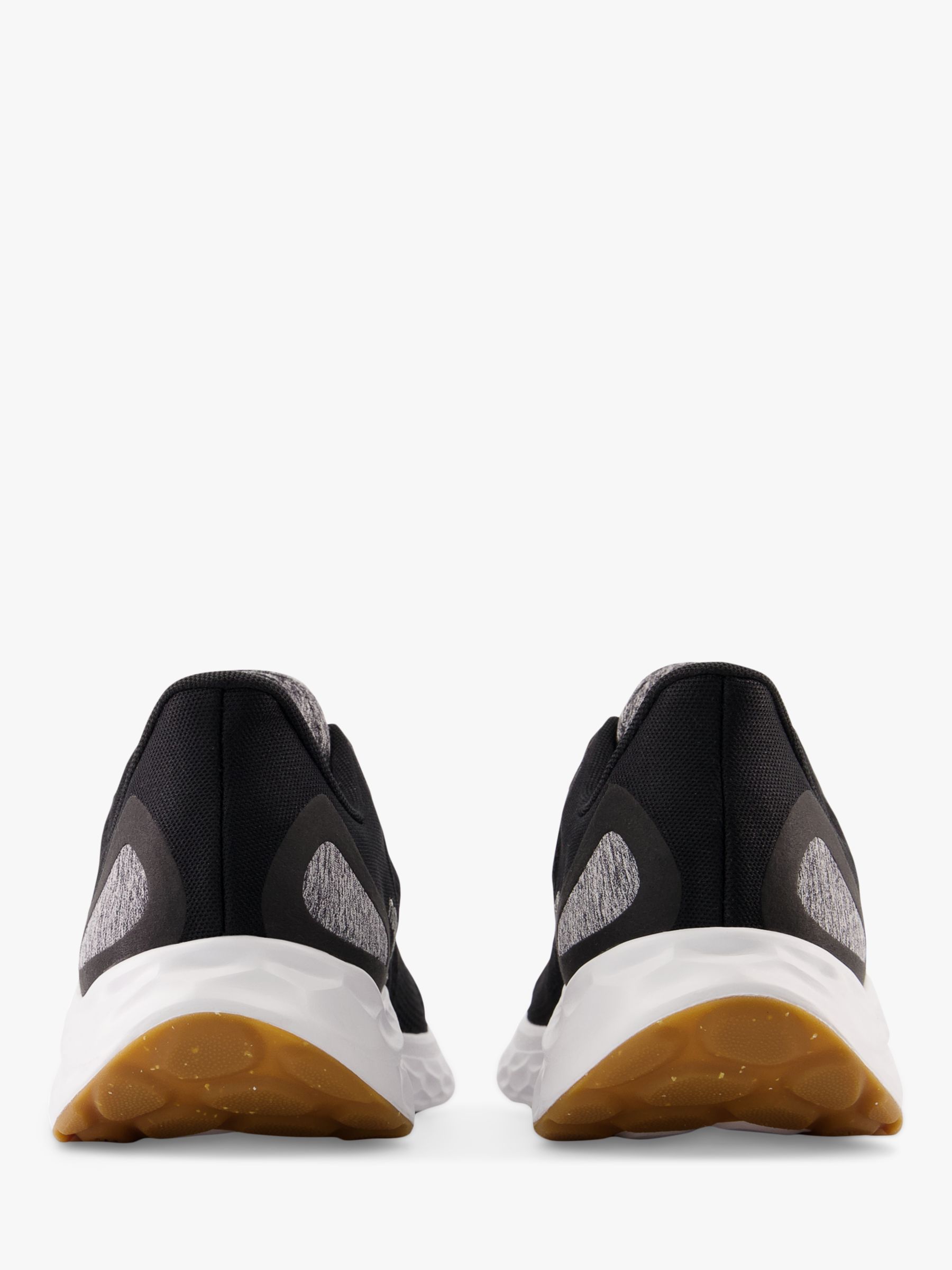New Balance Fresh Foam Arishi v4 Men's Running Shoes, Black/Silver Metallic/Gum, 7