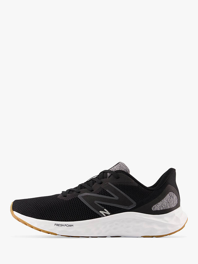 New Balance Fresh Foam Arishi v4 Men's Running Shoes, Black/Silver Metallic/Gum