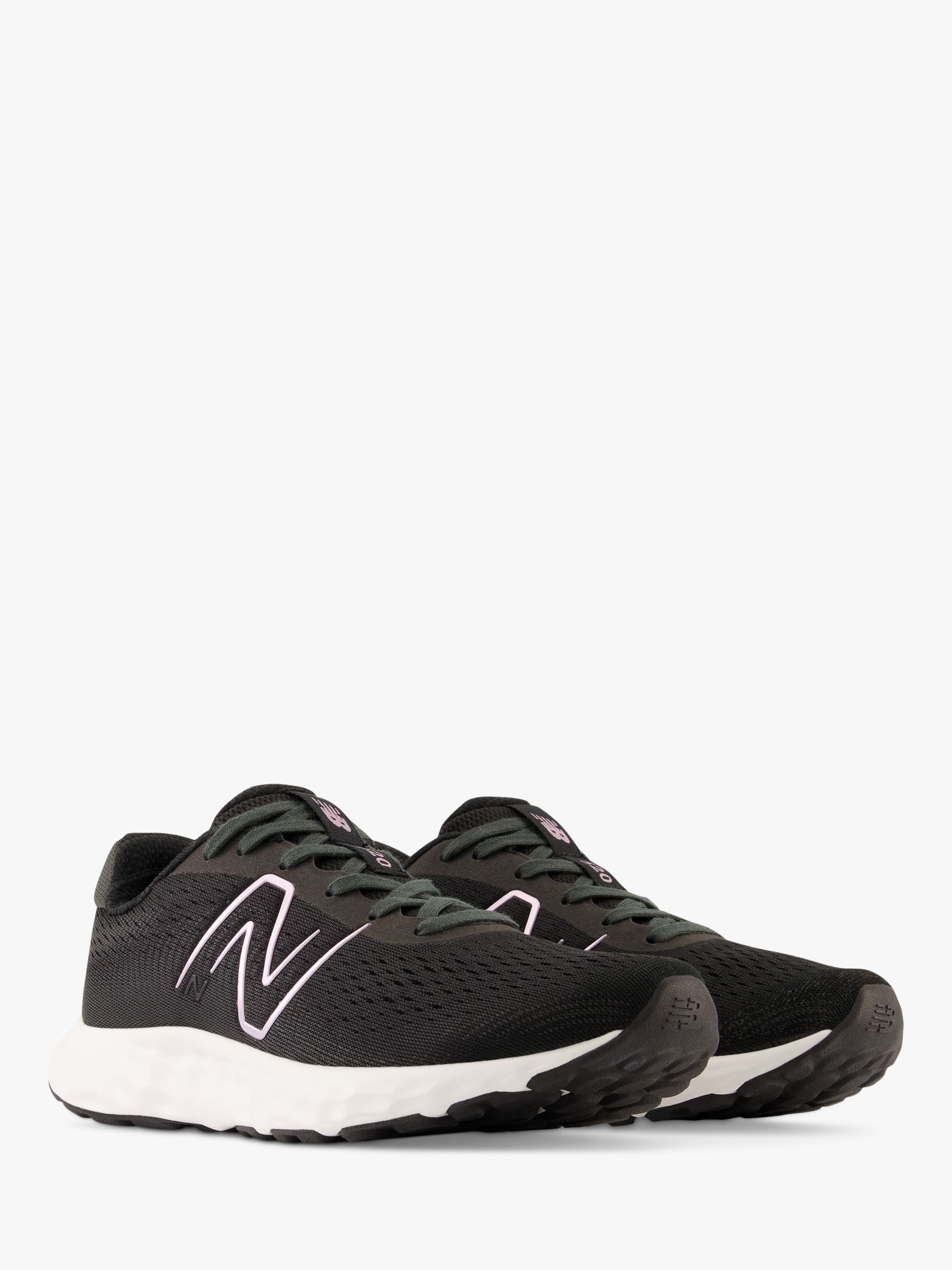 New Balance 520v8 Women's Running Shoes, Black/White, 4