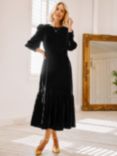 Aspiga Esmee Velvet Dress, Black