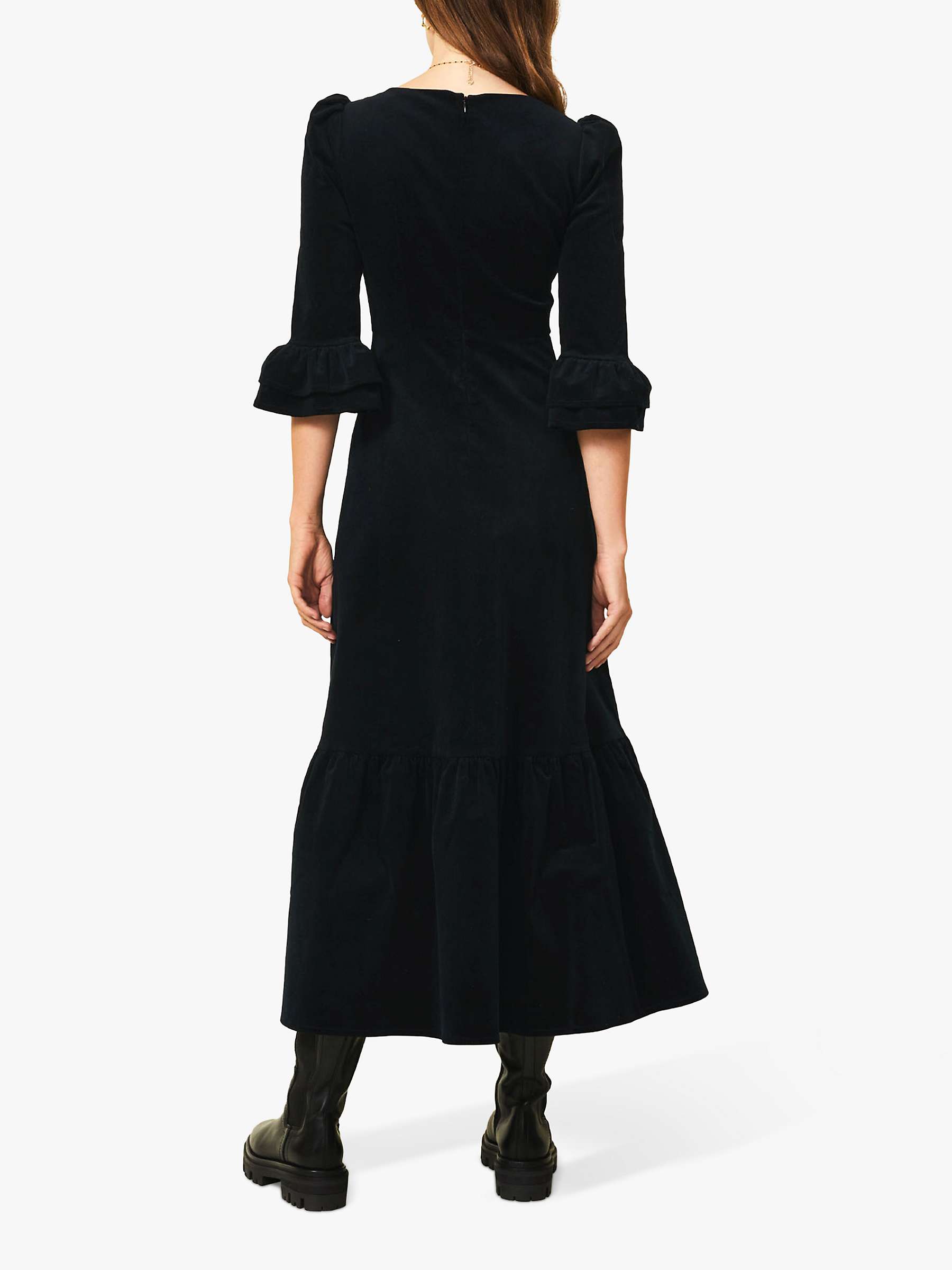 Buy Aspiga Victoria 3/4 Sleeve Stretch Corduroy Dress Online at johnlewis.com