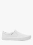 Vans Asher Checkerboard Slip On Trainers, White