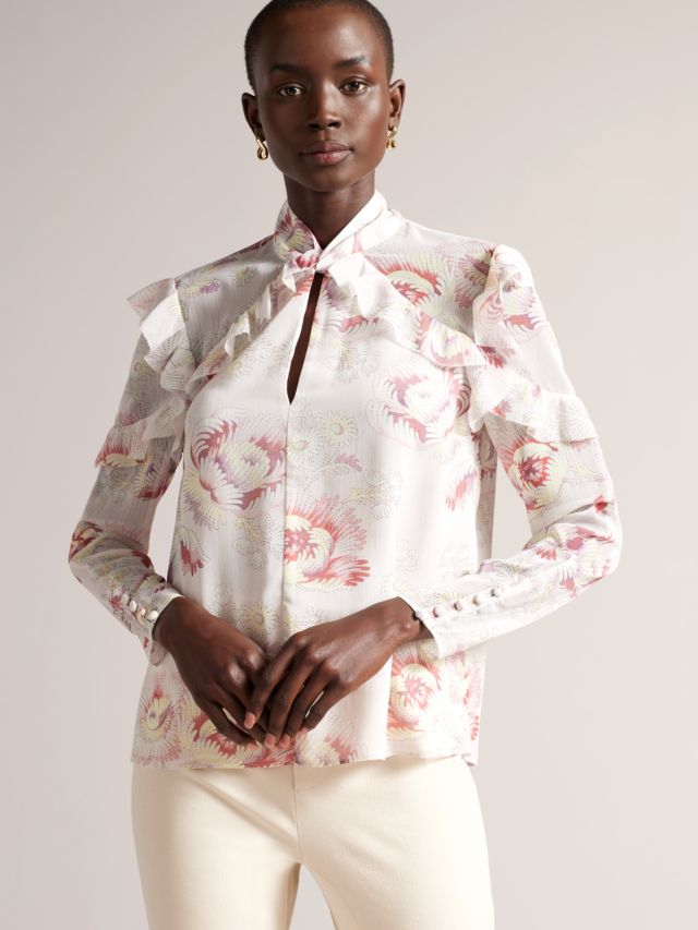 Ted baker store floral collar sweater