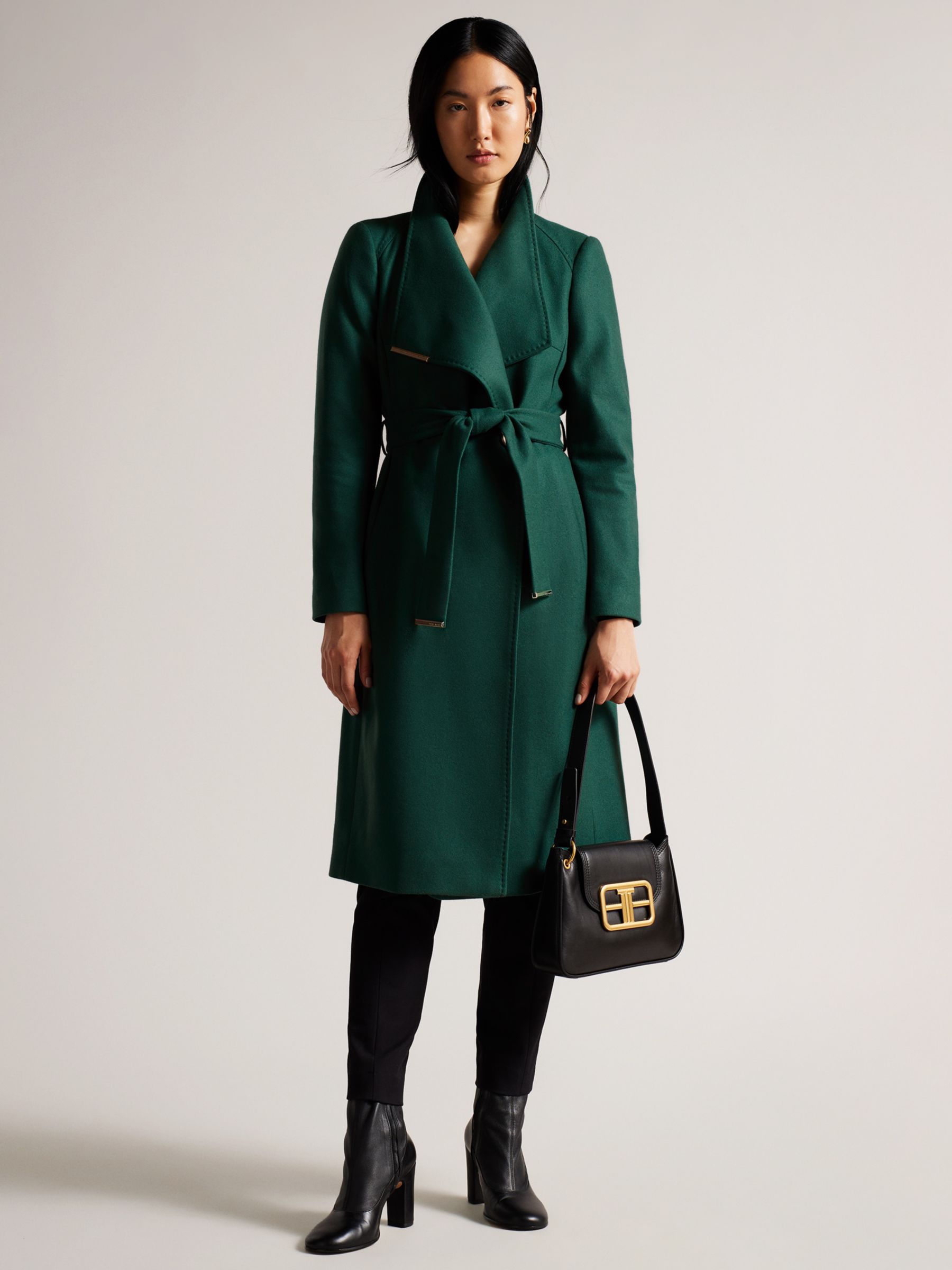 Habitus Long coat discount 82% Black L WOMEN FASHION Coats Elegant 
