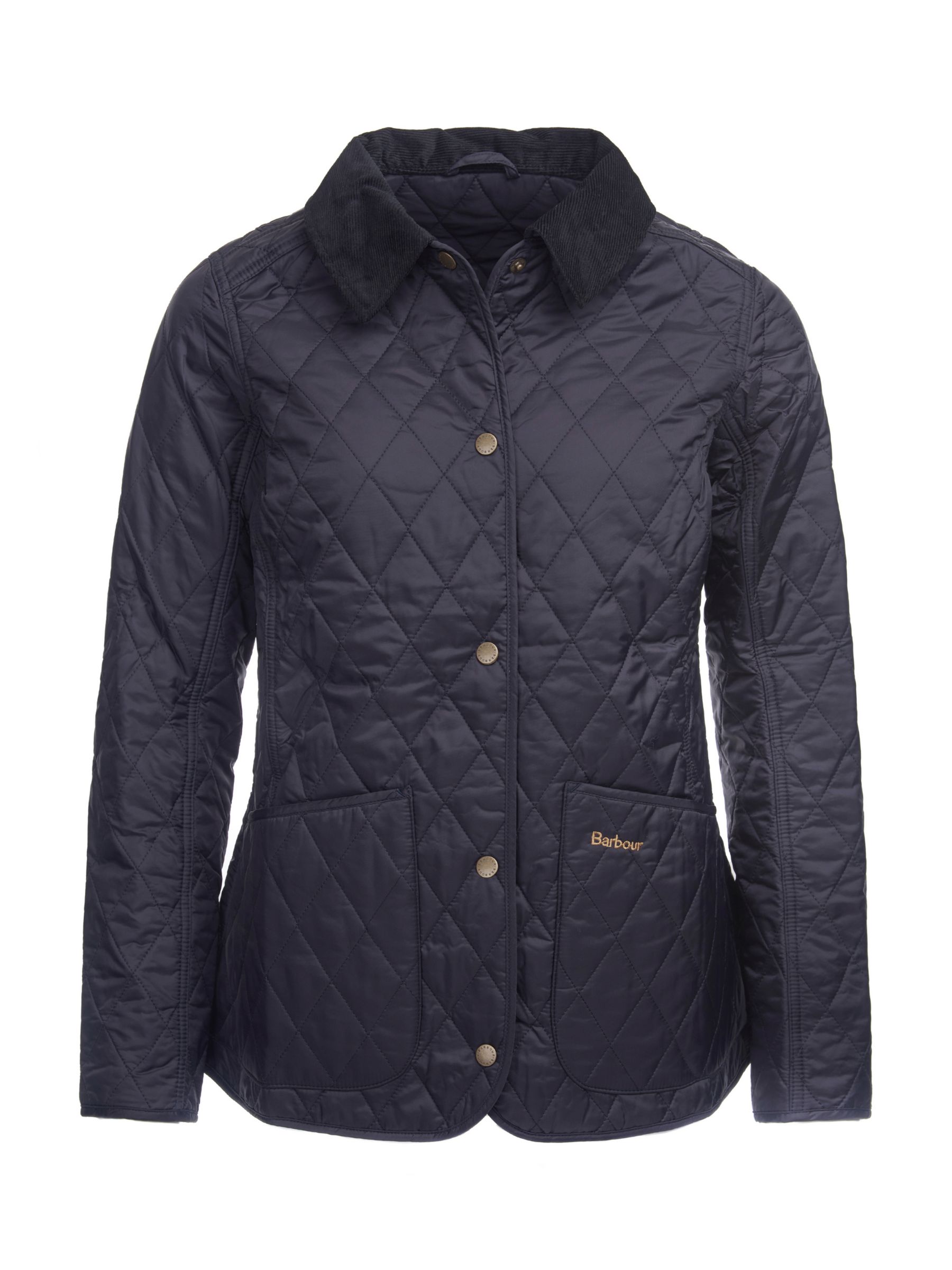 Barbour Annadale Quilted Jacket, Navy at John Lewis & Partners