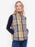 Barbour Corry Check Quilted Gilet, Dress/Dark Navy