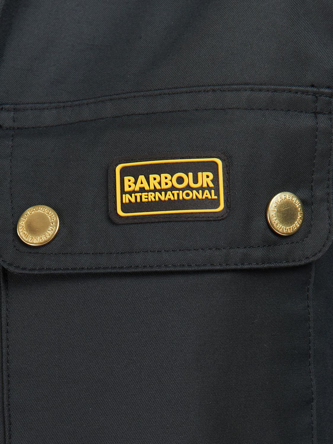 Barbour International Divina Fishtail Hem Jacket, Black, 8