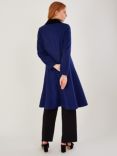 Monsoon Opal Wool Coat, Blue