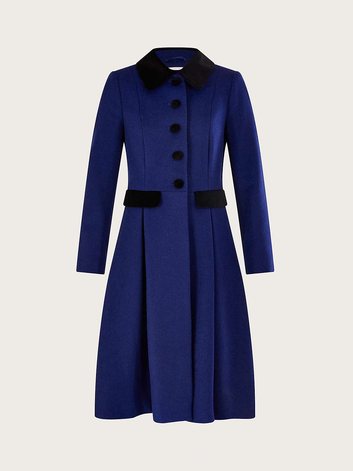 Buy Monsoon Opal Wool Coat, Blue Online at johnlewis.com