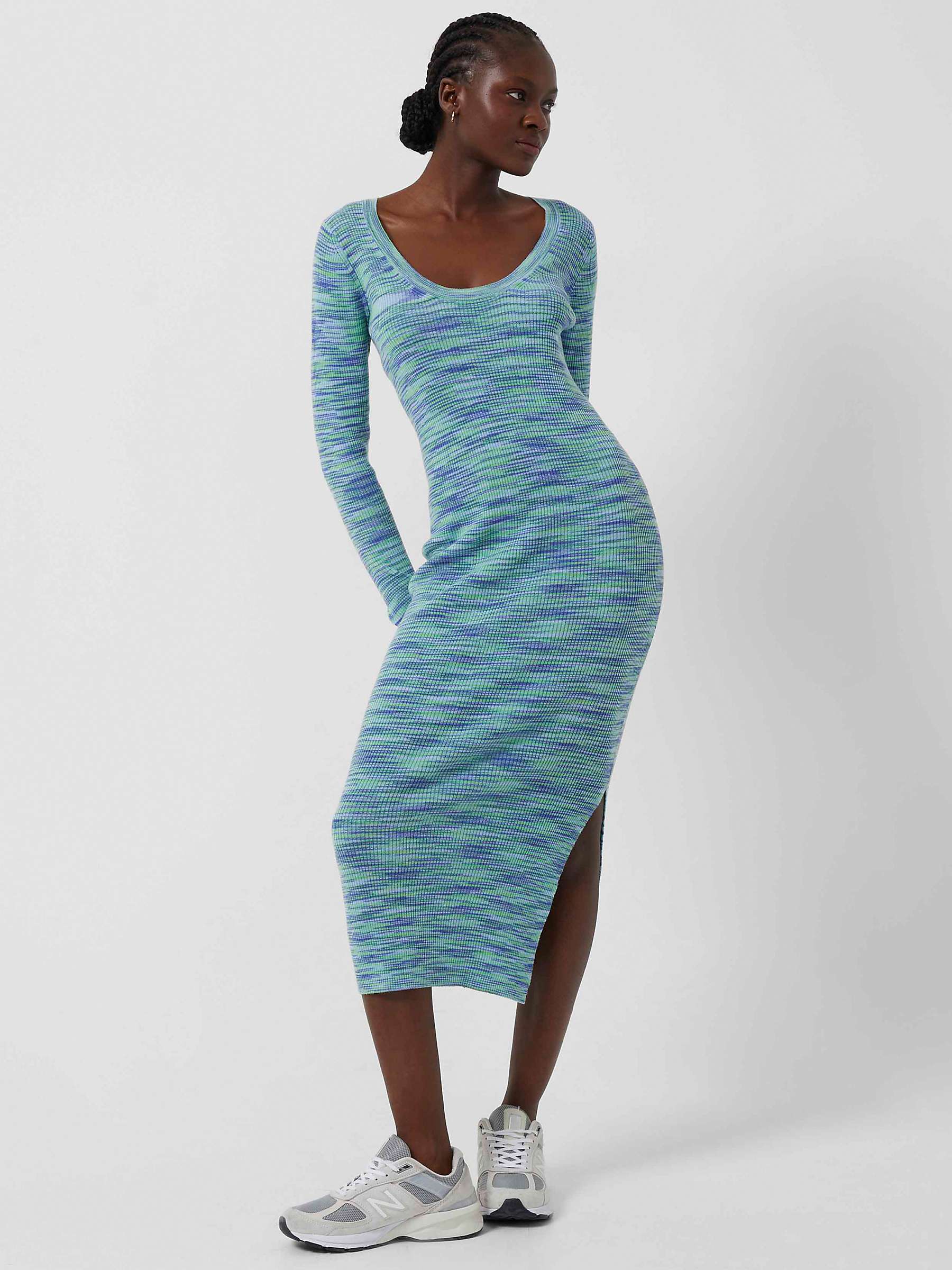 Buy French Connection Janna Space Dye Midi Dress Online at johnlewis.com