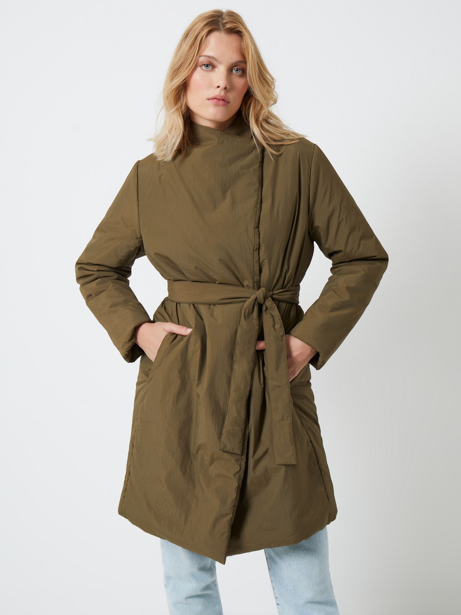 French connection khaki on sale coat