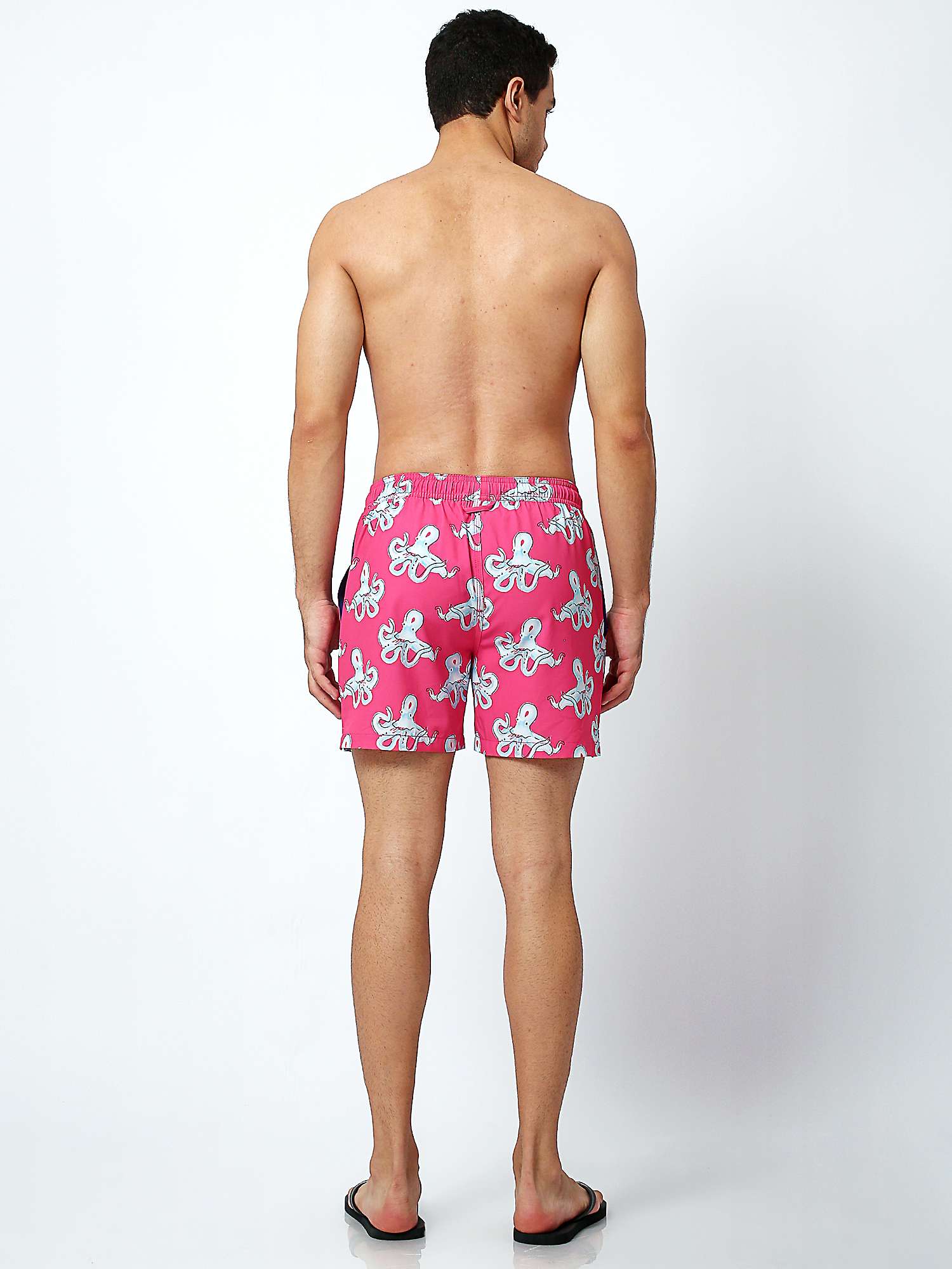 Buy Randy Cow Octopus Print Swim Shorts, Pink Online at johnlewis.com
